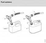 Stihl Fuel canister 3 l, transparent Fuel Canister Spare Parts